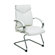 Office Star Products Deluxe Leather Visitors Chair with Chrome Base