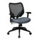 Office Star Products Space Seating VeraFlex Seat and Dark AirGrid Managerial Chair