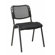 Office Star Products Work Smart Armless Stacking Chair in Black (Set of 2)