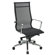 Office Star Products Deluxe Mesh Back and Seat High-Back Managerial Chair with Polished Aluminum Arms and Base