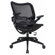 Office Star Products Air Grid Seat and Back Space Seating Deluxe Office Chair with Cantilever Arms
