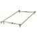 Powell Furniture Princess Rebecca Twin Size Canopy Bed in Sparkle Silver