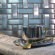 Diamond Tech Tiles Metal 10-1/4" x 10-1/4" Mosaic in Basket Weave