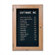 Marsh Wall-Mounted Enclosed Directory Boards - Oak