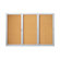 Marsh Deluxe Enclosed Bulletin Boards - Aluminum Frame