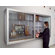 Marsh Series 50 Wall-Mounted Sliding Glass Door Trophy Cases - Plas-Cork (without Lighting)