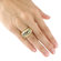 Palm Beach Jewelry Dome Shrimp Ring
