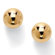 Palm Beach Jewelry Ball Stud Pierced Earrings