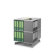 Empire Office Solutions Moll Spin and Store 2 Tier Carousel Shelving Unit