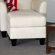 Huntington Industries Park Cotton Cube Ottoman