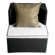 Deeco Geo-Cube All Weather Wicker Lounge Seating Group with Cushions