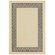 Direct Home Textiles Four Seasons Natural/Black Ornate Scroll Rug