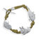 Jewelryweb Sterling Silver 7.5 Inch Green Suede Multislide Bracelet