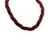 Jewelryweb Red Coconut and Natural Wood Self-tie Necklace