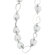 Jewelryweb Stainless Steel Cats Eye Necklace - 26 Inch