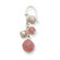 Jewelryweb Sterling Silver Cherry Quartz Pink Pearl Earrings
