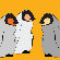 Avalisa Animal - Baby Penguins Stretched Wall Art