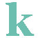 Avalisa Letter - Lower Case 'j' Stretched Wall Art
