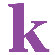 Avalisa Letter - Lower Case 'j' Stretched Wall Art
