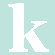 Avalisa Letter - Lower Case 'j' Stretched Wall Art