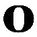 Avalisa Letter - Lower Case 'o' Stretched Wall Art