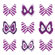 Avalisa Imagination - Butterfly Group 1 Stretched Wall Art