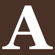 Avalisa Letter - Upper Case 'A' Stretched Wall Art