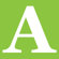 Avalisa Letter - Upper Case 'A' Stretched Wall Art