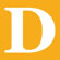 Avalisa Letter - Upper Case 'D' Stretched Wall Art