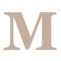 Avalisa Letter - Upper Case 'M' Stretched Wall Art
