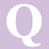 Avalisa Letter - Upper Case 'Q' Stretched Wall Art
