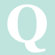 Avalisa Letter - Upper Case 'Q' Stretched Wall Art