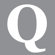 Avalisa Letter - Upper Case 'Q' Stretched Wall Art