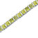 Oravo Gracefully Impressive 10.00 Carat Total  Weight Princess Cut Amethyst Gemstone Bracelet in Sterling Silver