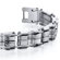 Oravo Distinguished Two Tone Stainless Steel Mens  Link Bracelet