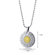 Oravo Virgo Virgin Lady Sign Zodiac Symbol Stainless Steel Circle Pendant Necklace