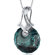 Oravo Spherical Cut 22.00 Carat Alexandrite Necklace in Sterling Silver