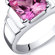 Oravo Step Design Princess Cut 3.25 carats Ring in Sterling Silver