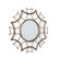Ashton Sutton Shaped Gilt Wall Mirror in Distressed Gold
