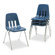 Virco 9000 Series Classroom Chair, 18" Seat Height