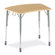 Virco Zuma Plastic Bow Front Desk