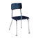Virco 3300 Series 18" Chrome Classroom Glides Chair
