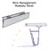 Virco Plateau Series 72" Wire Management/Modesty Panel