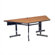 Virco 8700 Series 42" Trapezoidal Computer Table, 42" x 42" x 42" x 84"