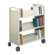 Virco Two-Sided Library Truck with 6 Sloping Shelves