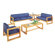 Virco Sofa with Sled Base