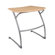 Virco Zuma 25" Plastic Cantilever Student Desk