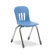 Virco Metaphor Series 14.5" Polypropylene Classroom Stack Chair