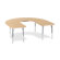 Virco 4000 Series Deep-Center Horseshoe Activity Table