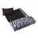 On Your Own Bright Zebra Microfiber Sleeping Bag